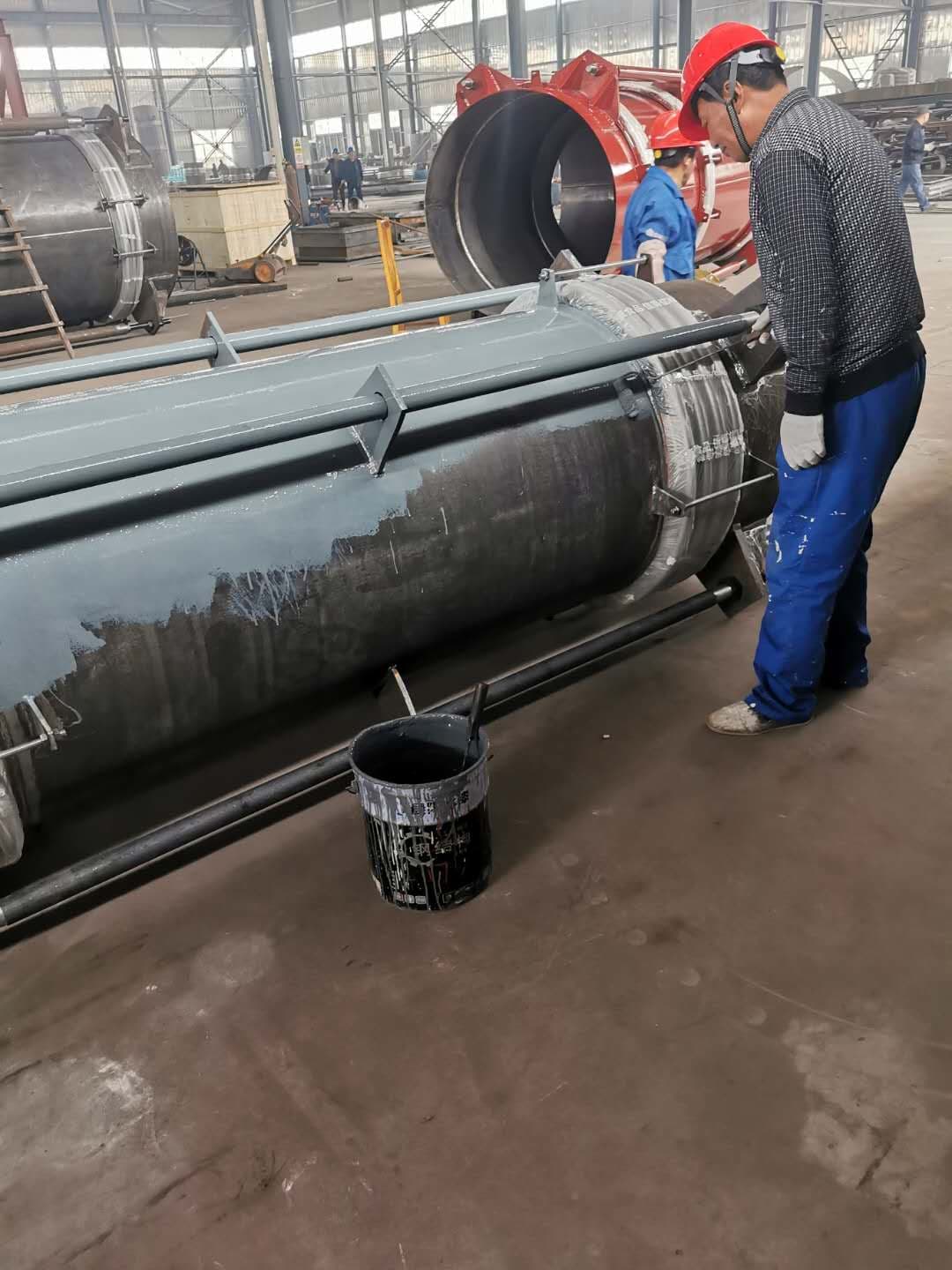 山西中电烟道膨胀节现场